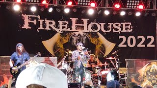 FIREHOUSE LIVE AT ROCK FEST  Summer 2022 [upl. by Aekan]