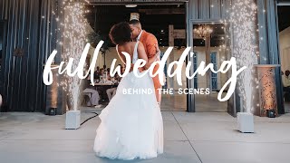 Wedding Photography Behind the Scenes  Full Wedding Day  Free Wedding Photography Course [upl. by Godliman]