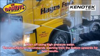 Kenotek Cargo 4100 Washing Hayes Fuels Lorry at The Dandys Derrynoose [upl. by Luthanen]