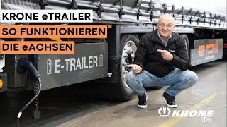 This is how the eAxles work on the KRONE eTrailer  Part 2  KRONE TV [upl. by Noremac]