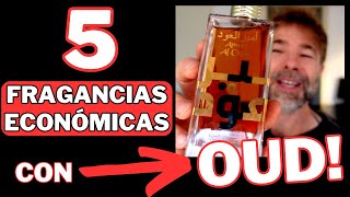 ¡5 FRAGANCIAS ECONÓMICAS con OUD que huelen a PERFUMES CAROS 💥 [upl. by Nyrhtakyram87]