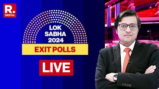 Elections 2024 Exit Poll Results LIVE Indias Biggest Election Coverage With Arnab  Republic LIVE [upl. by Aldwon669]