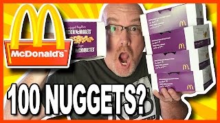 100 Chicken McNugget Challenge Solo 40000 to Charity Thanks Simon [upl. by Gustafson483]