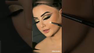 Golden makeover।makeuptutorial explore ytshorts [upl. by Aekin55]