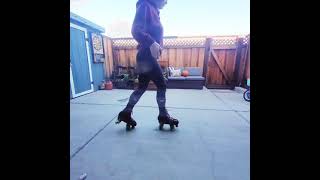 skating to Feist  inside and out on suregrip skates [upl. by Ahsael]