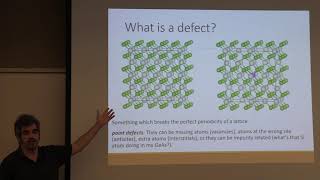 Density Functional Theory Calculations of Defects 2019 [upl. by Charley]