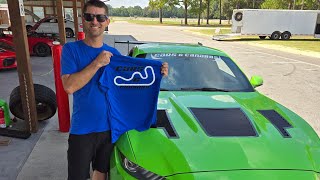 GT350 on Track at ROEBLING ROAD Raceway during Mustang Week 2024 [upl. by Asirralc978]