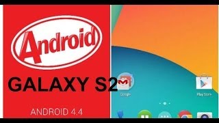 Install Kitkat 44 Cyanogenmod 11 Galaxy S2 [upl. by Haidej]