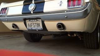 66 Mustang with 347 Stroker and MagnaFlow Exhaust [upl. by Charmaine520]