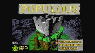 Populous Gameplay  SNES Collection [upl. by Zebulon]