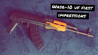 WASR10 AK47 AKM Romanian Underfolder First Impressions 2024 [upl. by Arlan130]