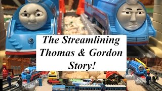 Thomas and Friends Great Race Trackmaster Streamlining Thomas and Gordon Story [upl. by Ednyl]