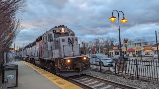 Rush Hour amp Detour Trains On The MontclairBoonton Line At Towaco [upl. by Anwahsad]