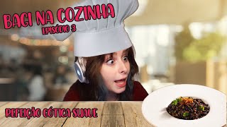 GABI CATTUZZO NA COZINHA COMO FAZER COMIDA GÓTICA SUAVE COM ARROZ NEGRO 3 [upl. by Aggappe565]