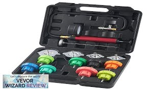 VEVOR 14 pcs Universal Radiator Pressure Tester Kit Coolant Pressure Tester Kit Review [upl. by Sidnak]