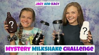 Mystery Milkshake Challenge  Jacy and Kacy [upl. by Zitah]