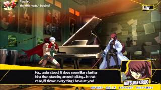 Persona 4 Arena Akihiko Sanada Arcade mode [upl. by Naimed]