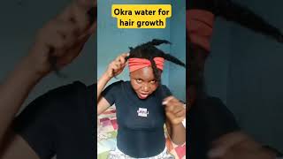 Okra water for hair growthshorts [upl. by Anrim]