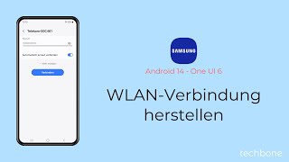 WLANVerbindung herstellen  Samsung Android 14  One UI 6 [upl. by Marashio326]