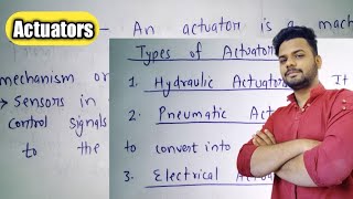 Actuators in IoT  Types of actuators in iot  IOT tutorial  Lec19  RTU Exam [upl. by Ydniahs]