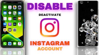 How to temporarily DEACTIVATE INSTAGRAM  DISABLE INSTAGRAM  IOS  ANDROID  IPHONESAMSUNGGOOGLE [upl. by Aicilf]