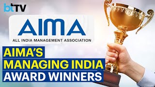 Top AIMA Awards For Three Personalities For Their Contribution To Indian Industry [upl. by Assiram]