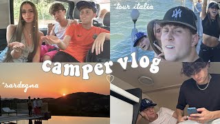 Una Settimana In Camper  Tour Italia  vlog [upl. by Anayia]