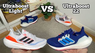 Ultraboost Light VS Ultraboost 22 worth upgrading🤔 Differencesamp On foot [upl. by Nonnaihr]