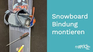 Snowboard Bindung montieren [upl. by Nyrahtak870]