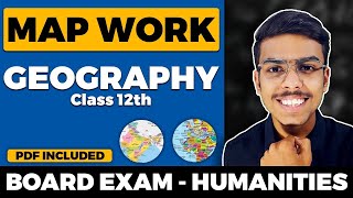 Geography Class 12 All Maps for Board Exam 2024 CBSE [upl. by Pazice245]