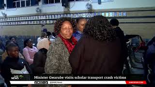 Fochville Crash I Education Minister Siviwe Gwarube pays tribute to parents who lost their children [upl. by Ellga]