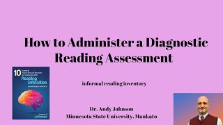 Diagnostic Reading Assessment informal reading inventory [upl. by Westfahl794]