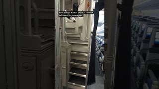 Hidden bedroom on Lufthansas new Airbus A350 shorts aviation lufthansa [upl. by Aidnic]