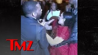 Cardi B Gets Lump on Head Attacks Nicki Minaj Throws Shoe Calls Her Py  TMZ [upl. by Viviene]