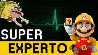 SUPER EXPERTO NO SKIP De Infarto   Super Mario Maker en Español  Zeta SSJ [upl. by Binky]