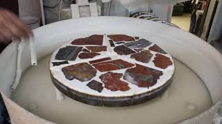 Cutting and Polishing Petrified Wood [upl. by Nosneh812]