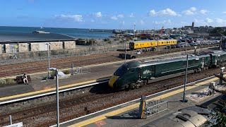 Night Riviera HSTs amp Network Rail 950001  Penzance 20082024 [upl. by Gayle]