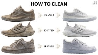 How To Clean Your White Sneakers  The Best Method [upl. by Sotnas805]