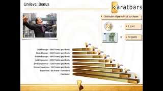 Karatbars Unilevel Bonus [upl. by Niwde]