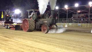 110HP Case Steam Tractor Pull Pinckneyville Illinois August 15 2014 [upl. by Labina]