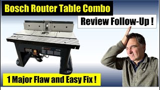 Tool Tips amp ReviewsUpdate Bosch Router Table Combo has 1 Major Flaw with Easy Fix [upl. by Gebhardt]