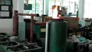 rice husk gasifier stovedouble burnerpart2operation [upl. by Wiltshire]