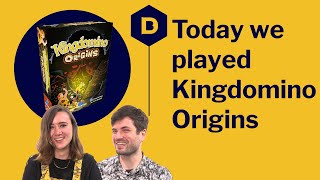 Carcassonne in the Stone Age  Today we played Kingdomino Origins [upl. by Dilly]