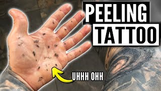 Is this HAPPENING TO YOUR NEW Tattoo Is this Normal or is it RUINED [upl. by Irah179]