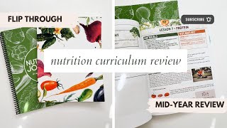 MID YEAR NUTRITION CURRICULUM REVIEW  GROWING UP NOURISHED HOMESCHOOL CURRICULUM [upl. by Norrek]