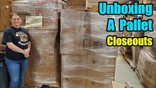 Unboxing a Pallet Twice my size Check out all the amazing items [upl. by Riatsala]