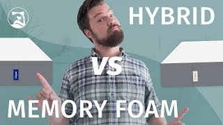 Memory Foam vs Hybrid Mattress  Which Is Best [upl. by Mack]