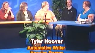 I Sit Between Two Ferns to Promote Hoovies Garage on Local TV [upl. by Elakram702]