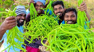 Long Beans Curry  Sri Lankan Style Long Beans Curry  Village Man Cooking [upl. by Postman]