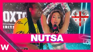 🇬🇪 Nutsa Georgia  quotFirefighterquot Interview  London Eurovision Party 2024 [upl. by Anyahc]